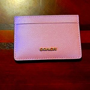 3 card holder coach wallet.